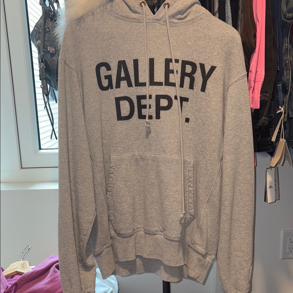 Gallery Dept Gray Sweater Relaxed Fit Cotton Blend